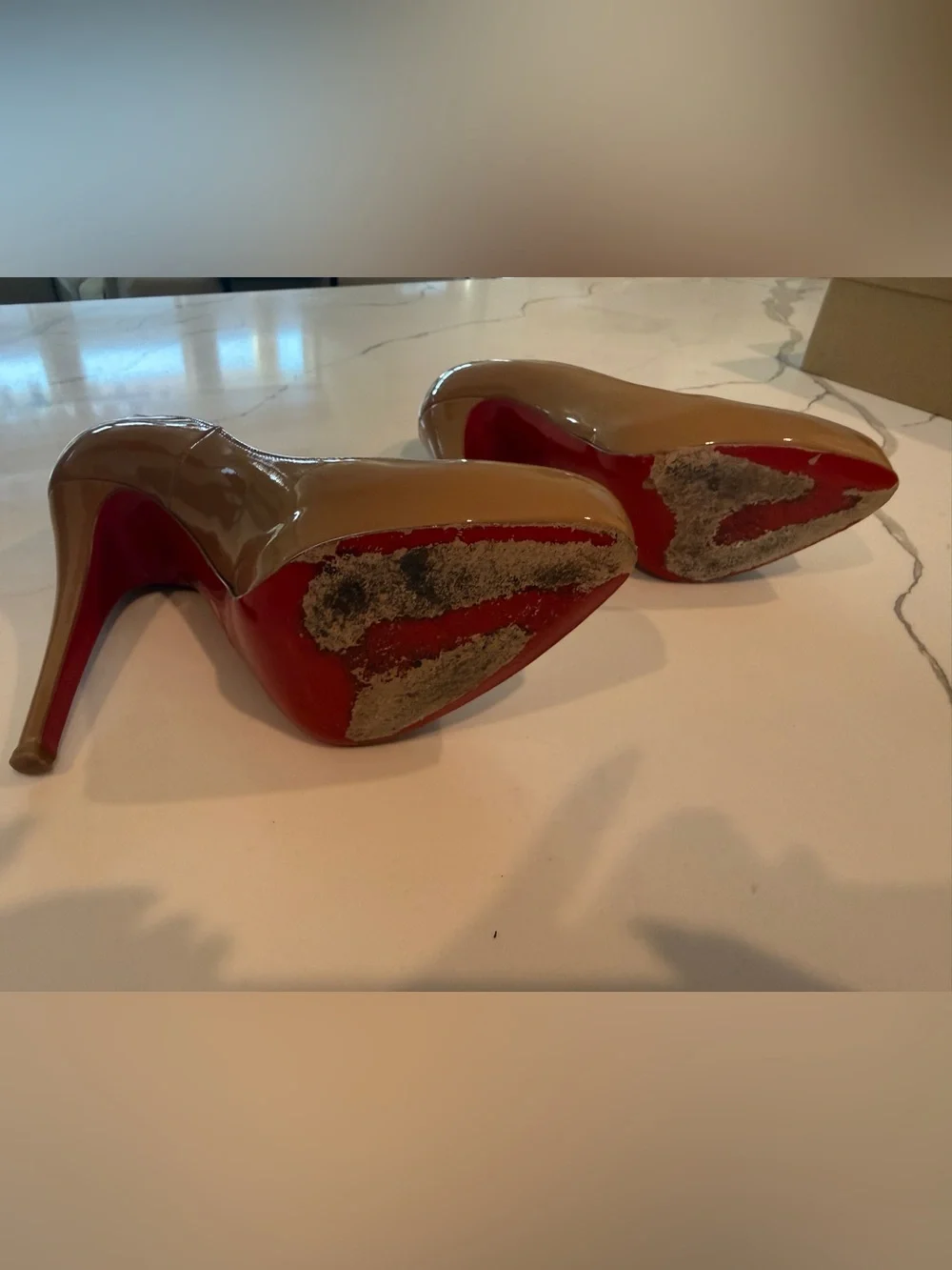Christian Louboutin glossy patent
